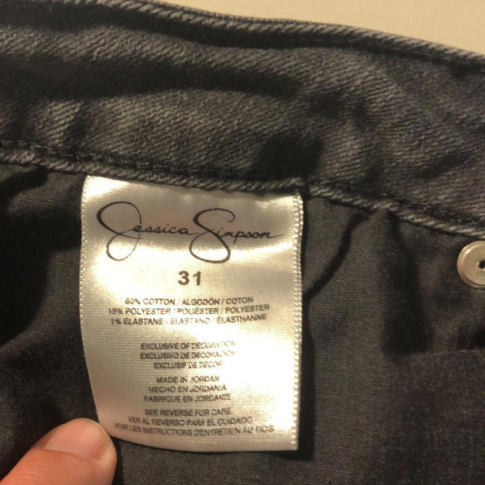 Jessica Simpson Cherish Skinny Black Jeans - Size 31 - Picture 5 of 5